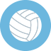 Volleyball icon at Kings Point Volleyball icon at Kings Point