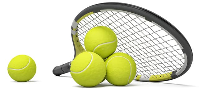 Tennis Racquet and Balls